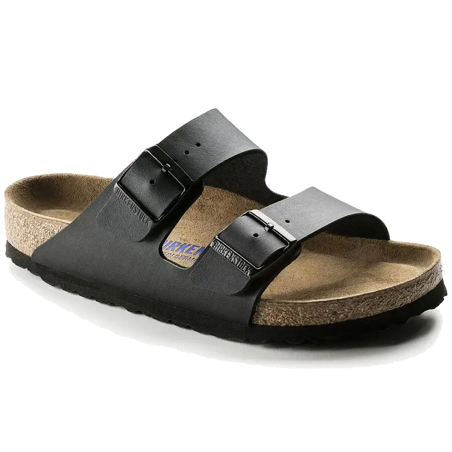 Arizona Lit de pied souple Birko-Flor Noir