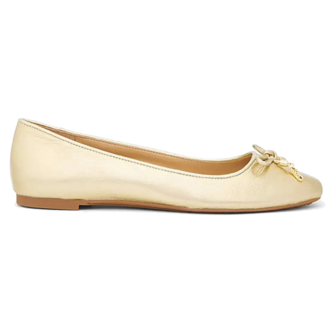 Ballerines en Cuir Noriflat dorées