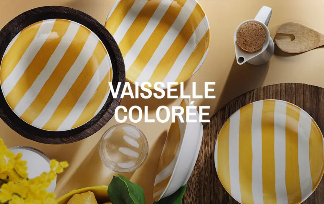 Vaisselle Colorée